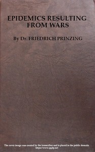 Cover of Epidemics Resulting from Wars