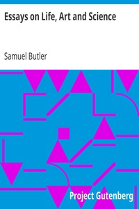 Cover of Essays on Life, Art and Science