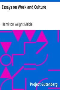 Cover of Essays on Work and Culture
