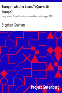 Cover of Europe—whither bound (Quo vadis Europa)
