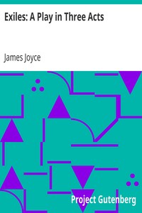 Cover of Exiles A Play in Three Acts